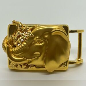 Barry Kieselstein-Cord Vintage Art Bronze Elephant Belt Buckle